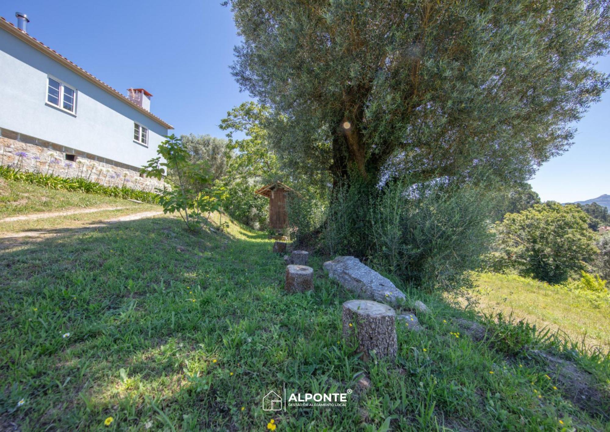 アルコス・デ・ヴァルデヴェス Quinta Da Costeira - Casa Azul Do Limoal By Alponteヴィラ エクステリア 写真