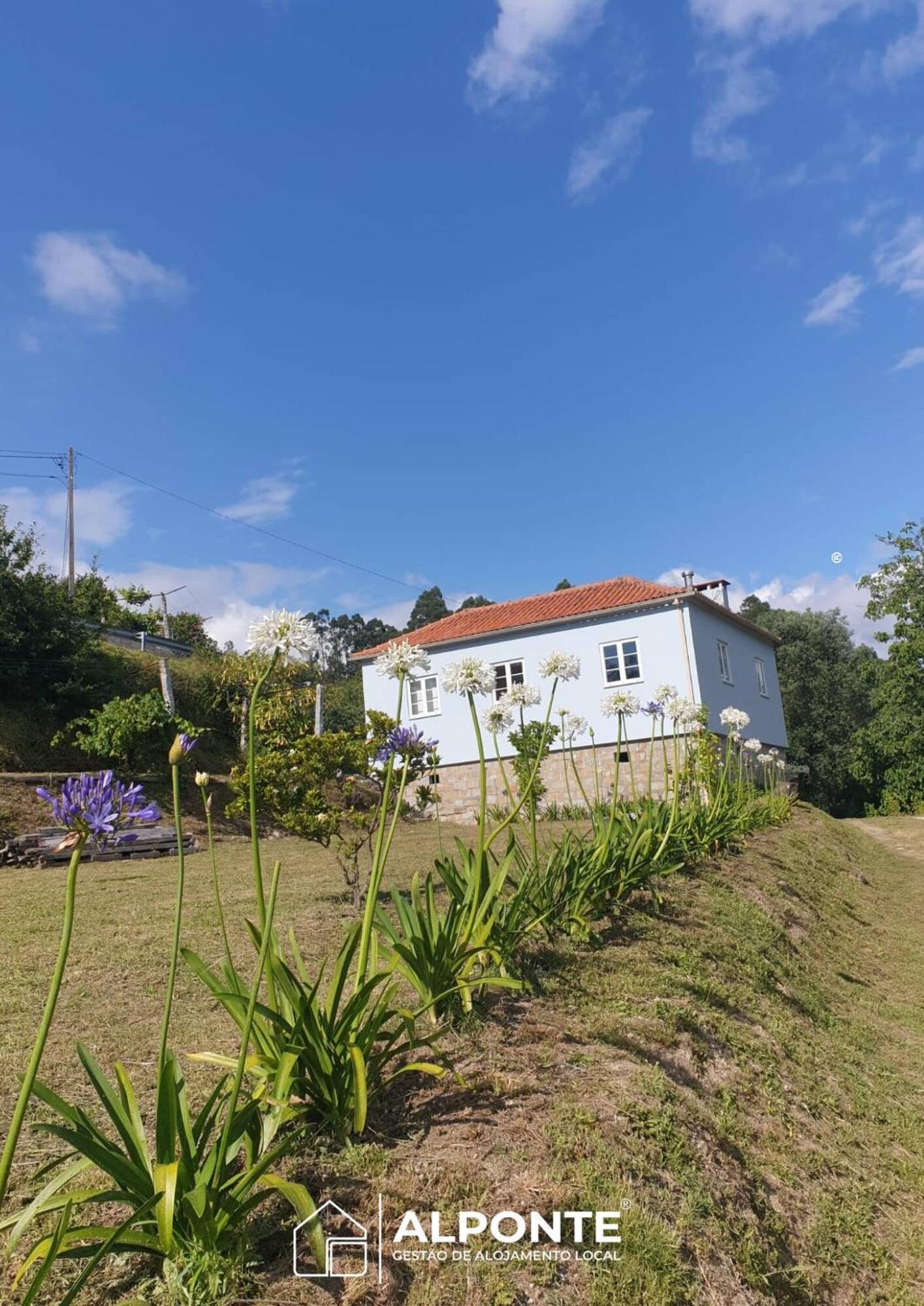 アルコス・デ・ヴァルデヴェス Quinta Da Costeira - Casa Azul Do Limoal By Alponteヴィラ エクステリア 写真